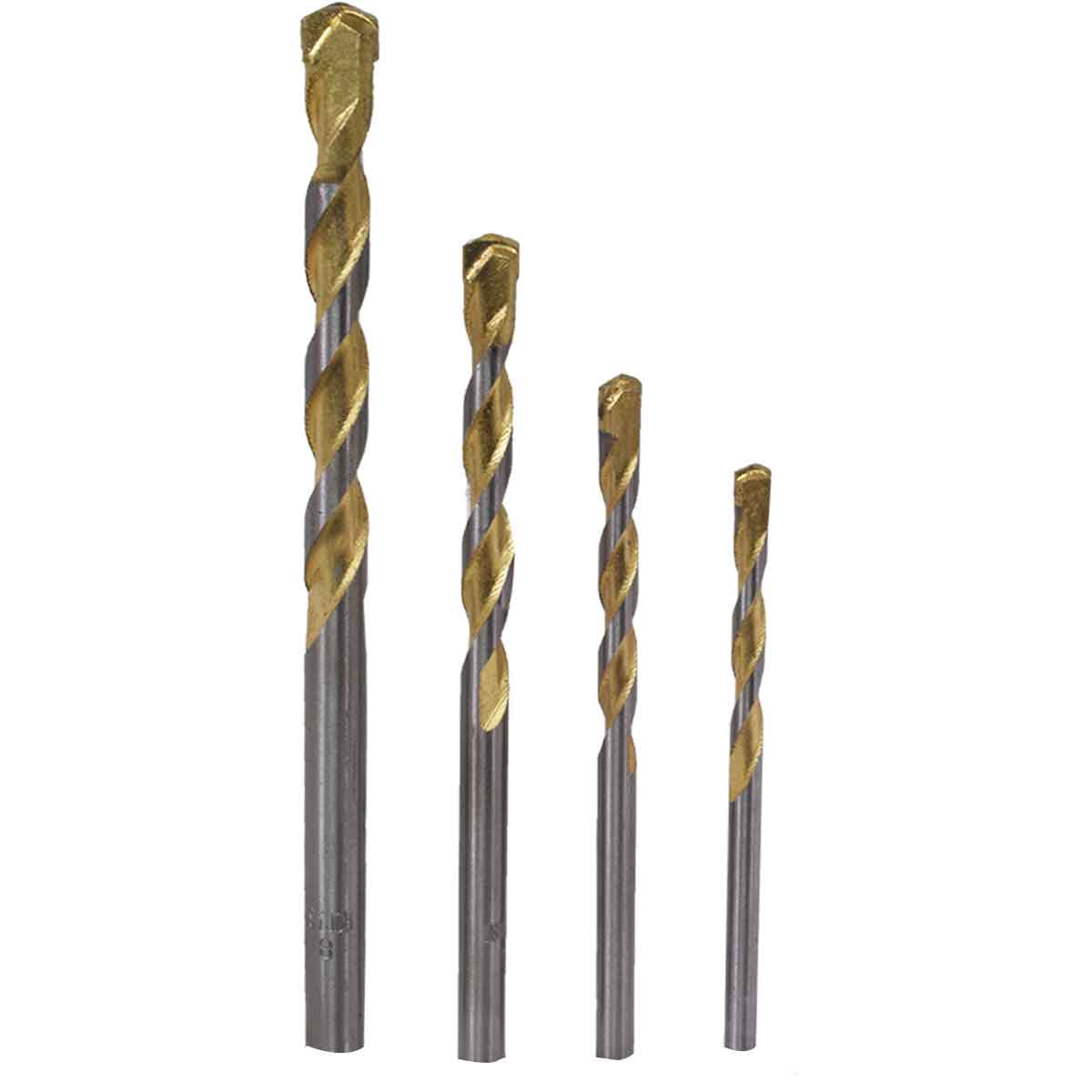 Jogo de Brocas Multimaterial 4 Peças 4,0 a 8,0 Mm Rocast